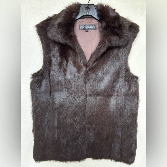 Adrienne Landau Rabbit Fur Vest - Picture 2 of 12